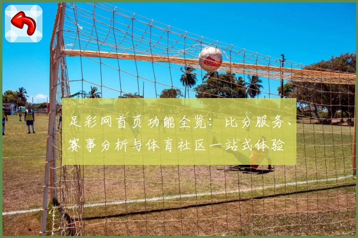 足彩网首页功能全览：比分服务、赛事分析与体育社区一站式体验